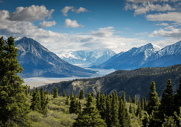 Majestic Mountain Range Panorama